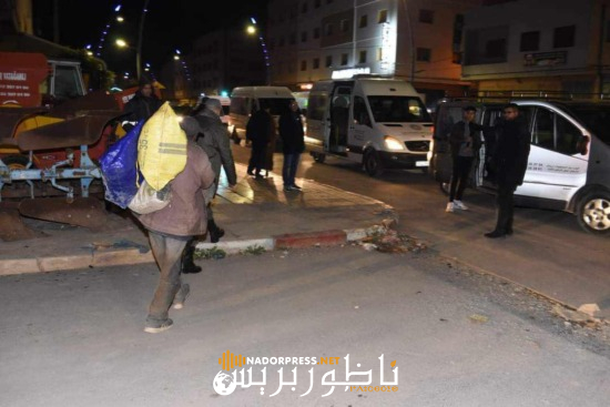 باشا الناظور يعطي انطلاقة حملة إيواء المشردين