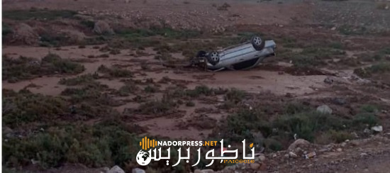 الناظور.. جريح في حادثة سير بمدخل قرية أركمان – صور