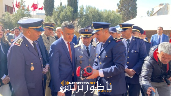 بالصور.. عامل إقليم الناظور يترأس إحتفال الوقاية المدنية بيومها العالمي