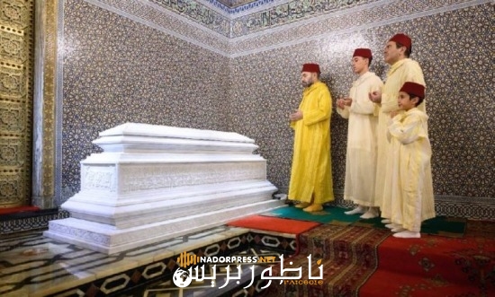 أمير المؤمنين يترأس حفلا دينيا ترحما على روح المغفور له الملك الحسن الثاني