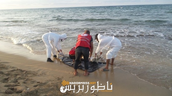 انتشال جثة قاصر حاول الهجرة سباحة من بني انصار إلى مليلية