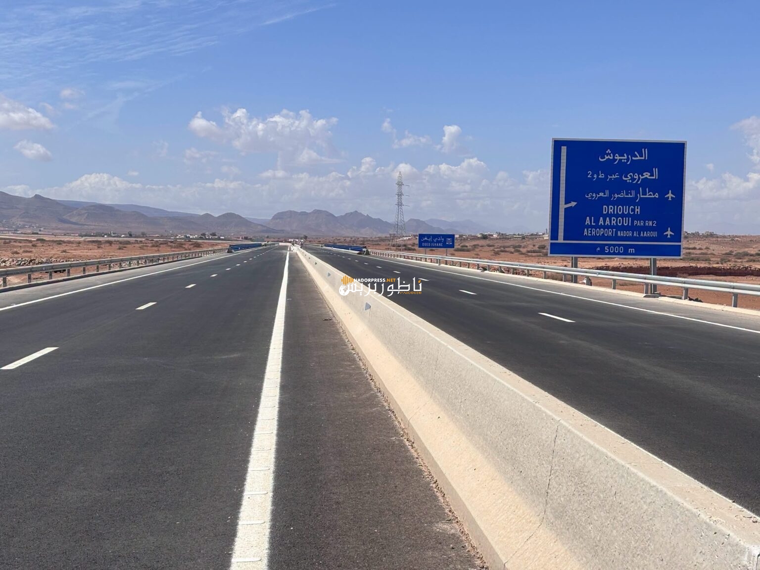 اللمسات الأخيرة قبل تشغيل الطريق السيار الرابط بين الدريوش والناظور غرب المتوسط