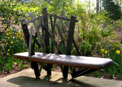 как нарисовать лавочку в парке