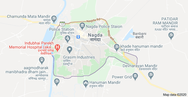 Nagda Map And History.