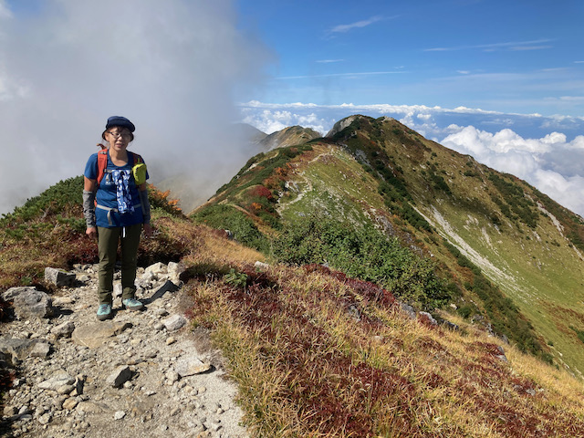 相方さんは奥大日岳に初登頂！