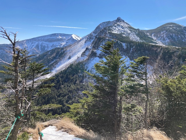 天狗岳を眺める