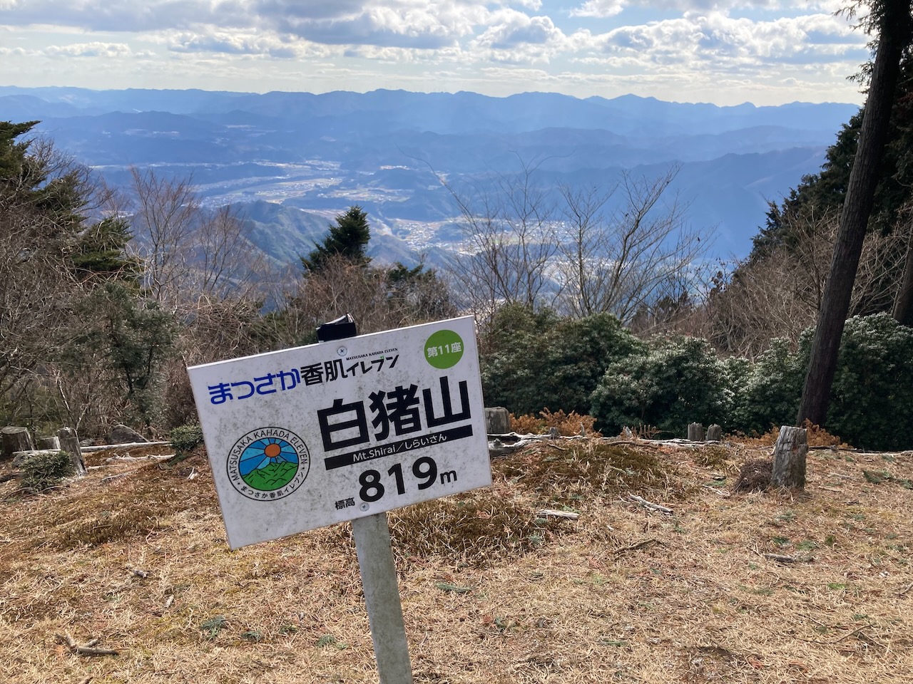 頂上は風が強いので