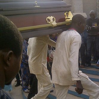 Photos: Nollywood actress,Bisi Komolafe’s burial