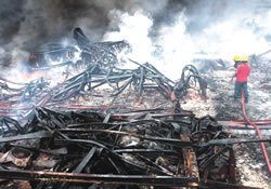 FIRE GUTS DOWN COSCHARIS LAGOS WAREHOUSE, BILLIONS OF DOLLAR LOST
