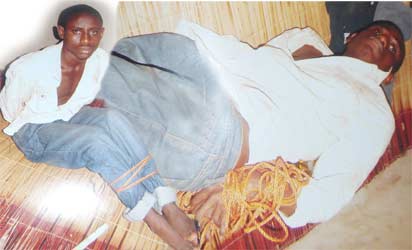 BUSINESSMAN TIES APPRENTICE FOR 10 DAYS WITHOUT WATER OR FOOD