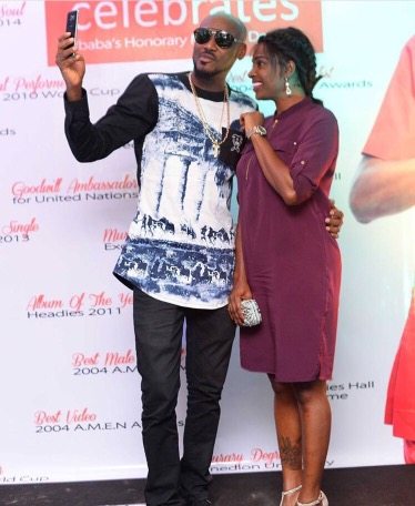 2face & Wife Annie Idibia Look Stunning At Campari’s Celebration For His Honorary Degree