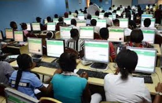 1757412310 A typical Computer Based Test CBT centre for the Unified Tertiary and Matriculation Examination UTME