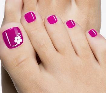 cute nail polish designs for toes
