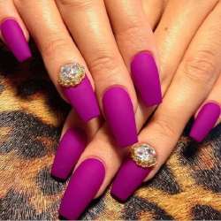 matte nail nails designs polish purple dazzling wear grey colors