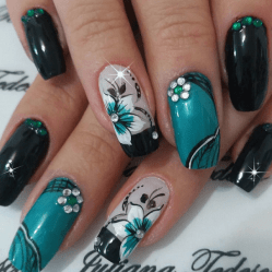teal nail designs naildesigncode fall