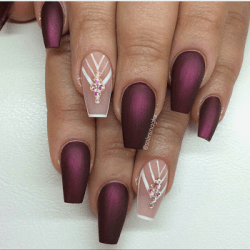 burgundy nail designs fall happening amazing