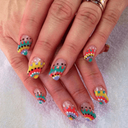 hippie designs nail naildesigncode boost inner soul happy must try