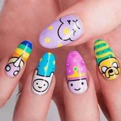 cartoon nail designs cutesy popeye adorable looks