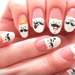 cartoon nail cutesy designs