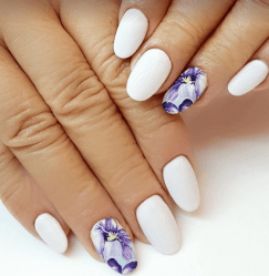 oval nail acrylic designs shaped lovers round edgy cool play