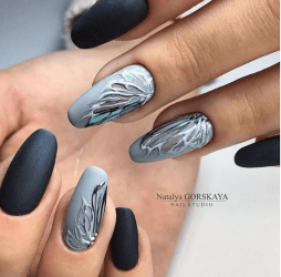 oval acrylic designs shaped nail nails