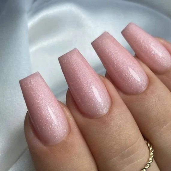 Andreia Professional Semi-Permanenter Nagelgel - BA4 Pink Glitter, 10.5 Ml, Für UV/LED-Lampe