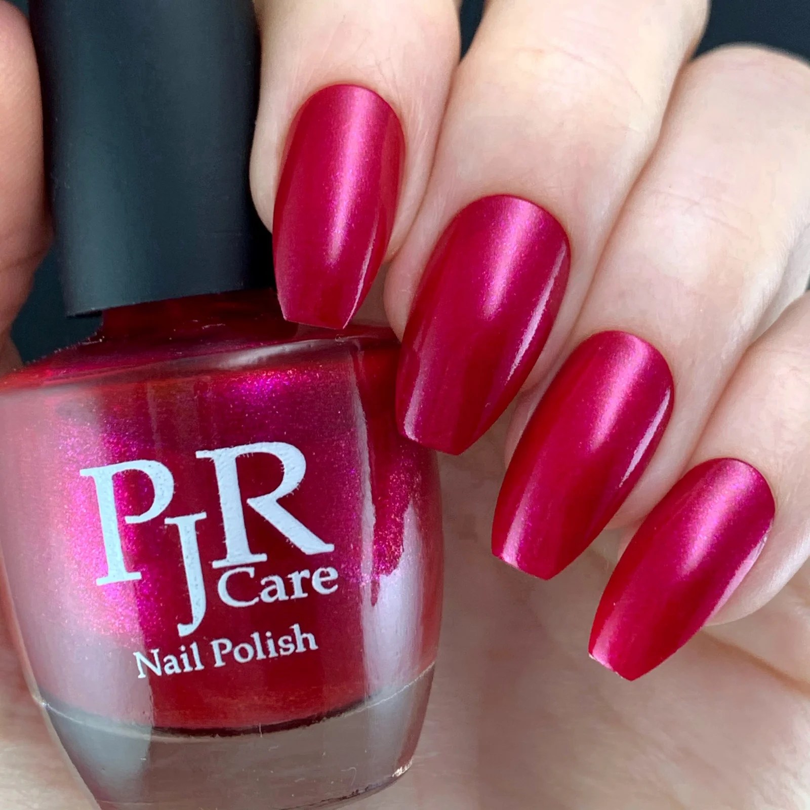 Alternative view of PJR Care - Halal Vegan Nail Polish - Enjoy Life - Fuchsia With Shimmer