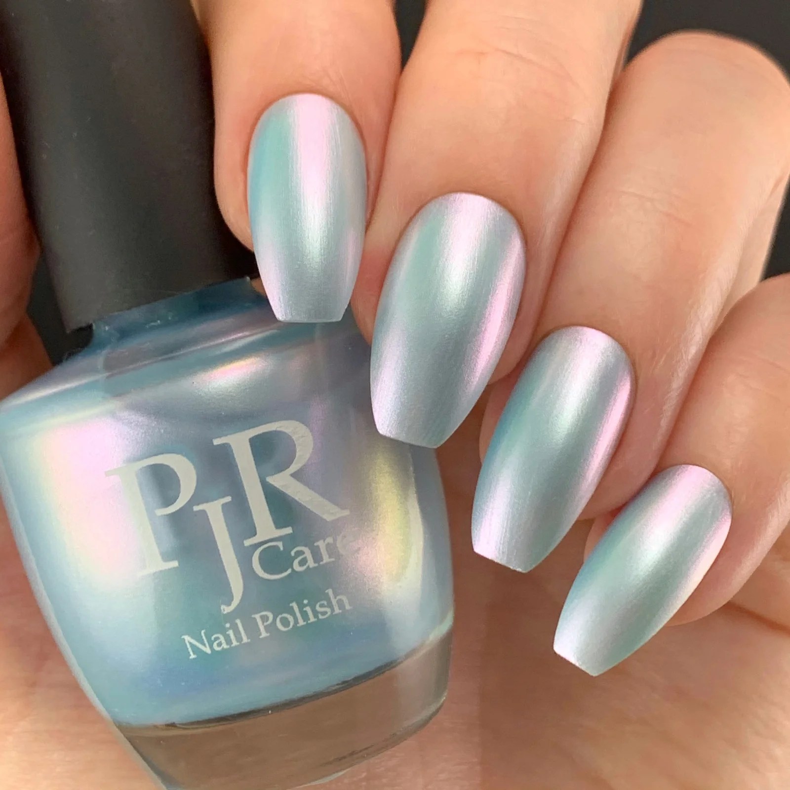 Alternative view of PJR Care - Halal Vegan Nail Polish - Lets Create - Aqua Metallic