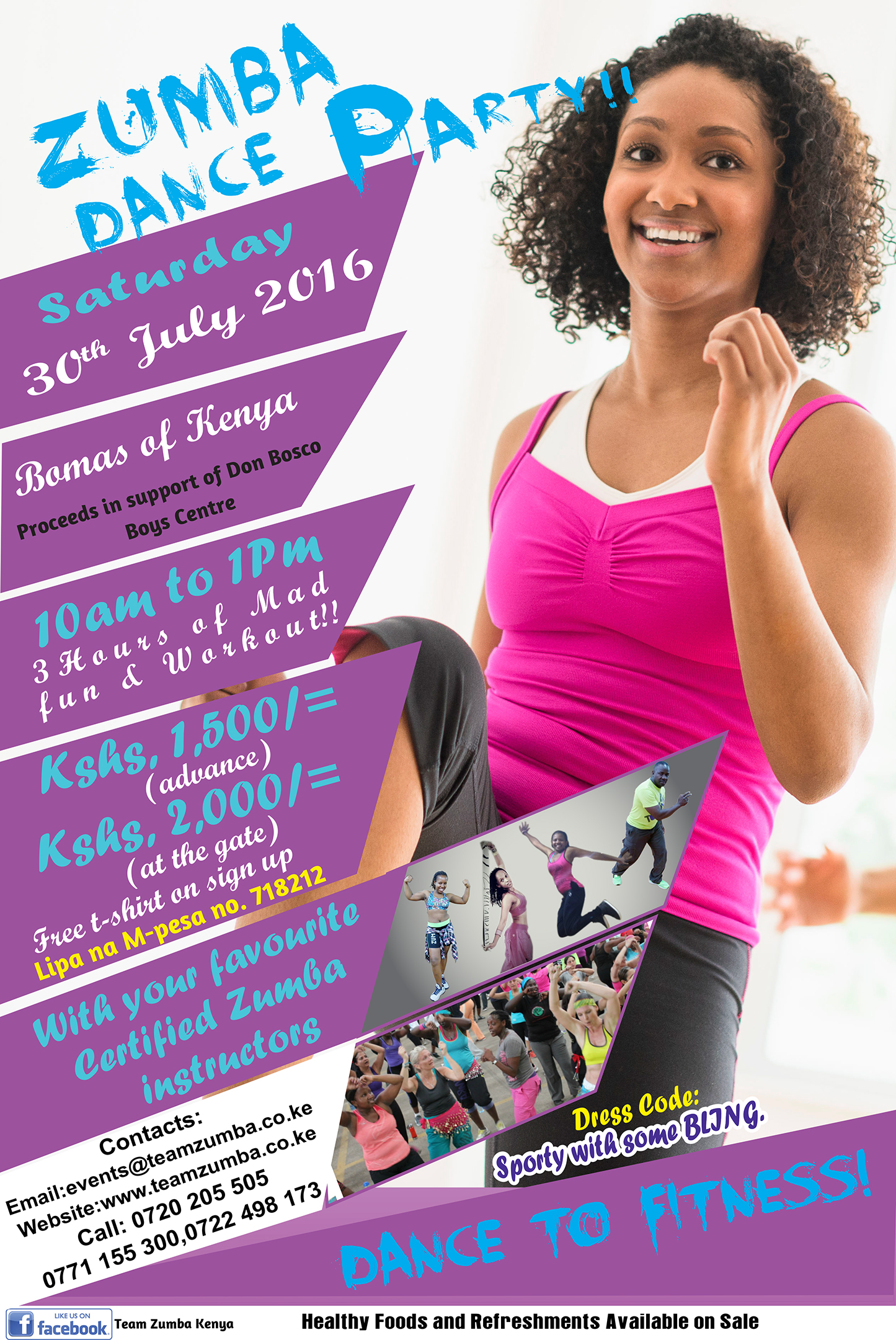 Zumba Dance Party Jul 30 2016 Bomas Of Kenya Nairobi Now Arts Culture And Events