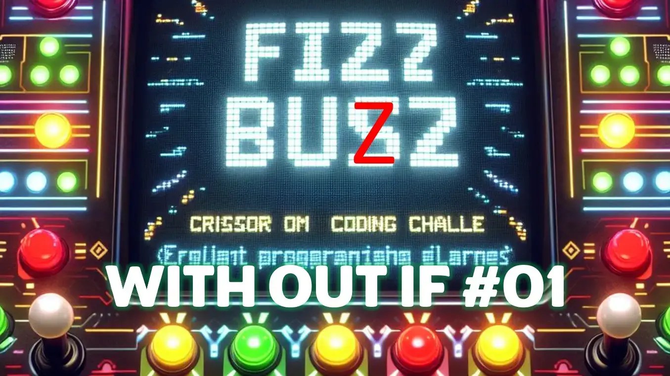 FizzBuzz With Out If Part 1 (AI Generate Image via Bing AI)