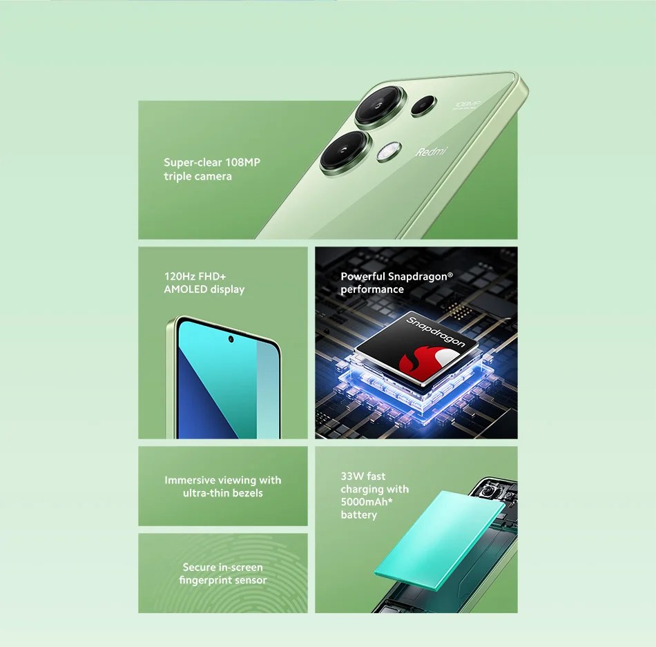  | Redmi Note 13 4G in 2 | Najem Starcall | Lebanon