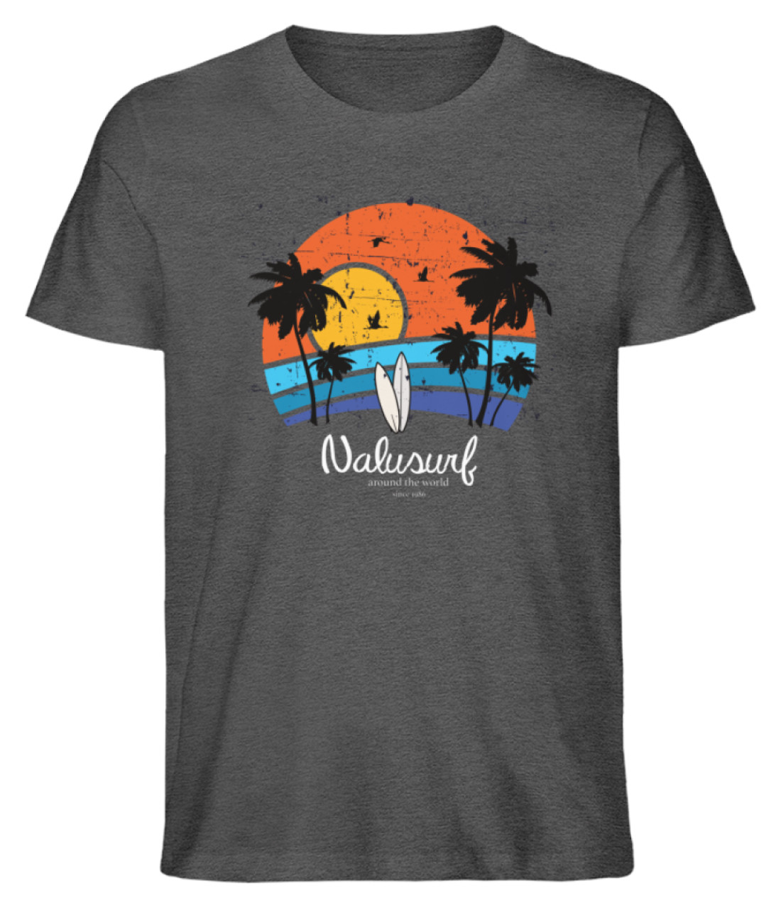 Herren Summer Sunset - Herren Premium Organic Shirt-6898