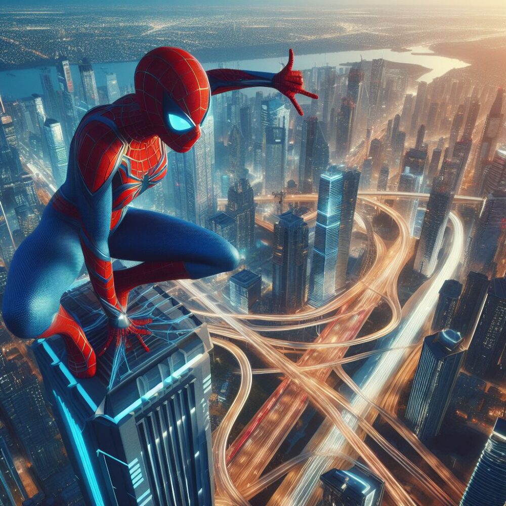 Spider Woman (Girl) in Shanghai