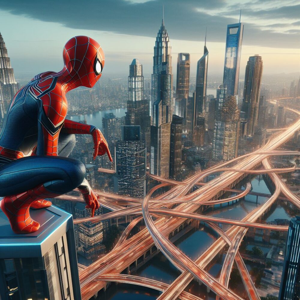 Spider Woman (Girl) in Shanghai