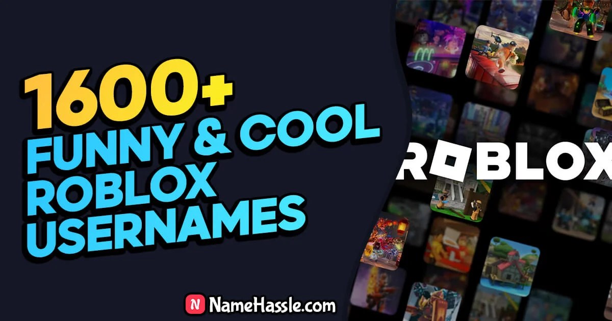 1600 Best Unique Roblox Usernames Ideas Generator 2026 Best Unique Roblox Usernames Ideas