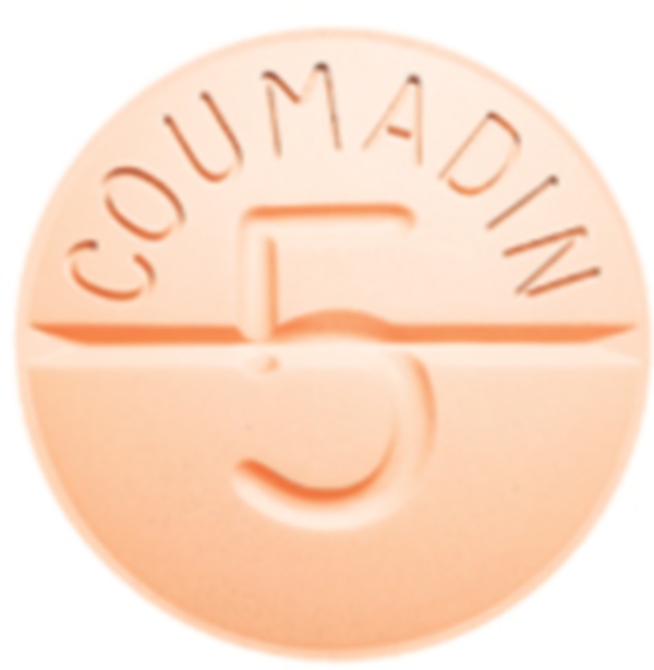 A Coumadin tablet