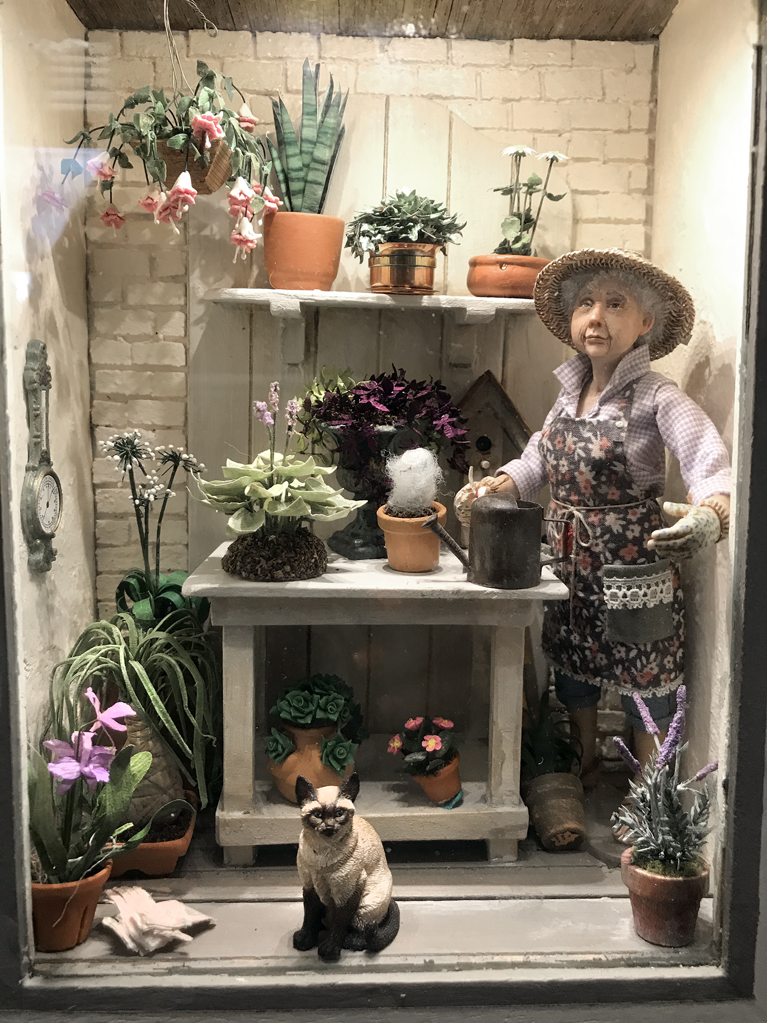 Moonyeen Moller's interpretation of a MiniCals class. Doll by Sharon Cariola.