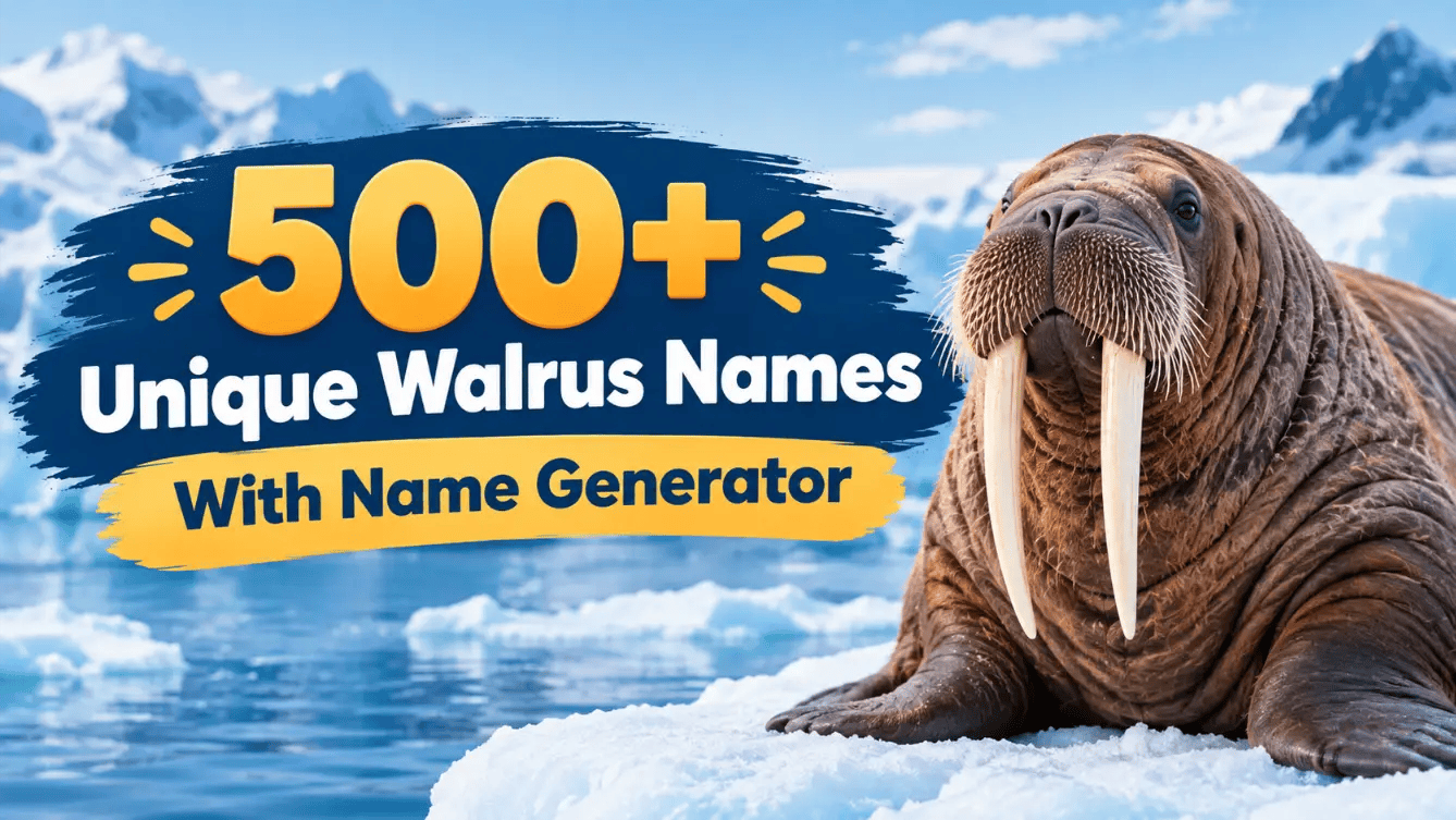 Walrus Names with names generator