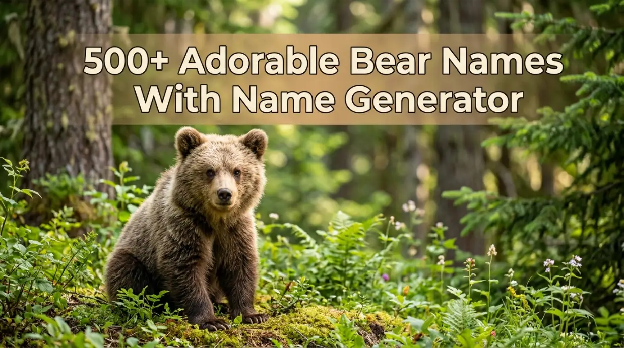 Adorable Bear Names with Name Generator