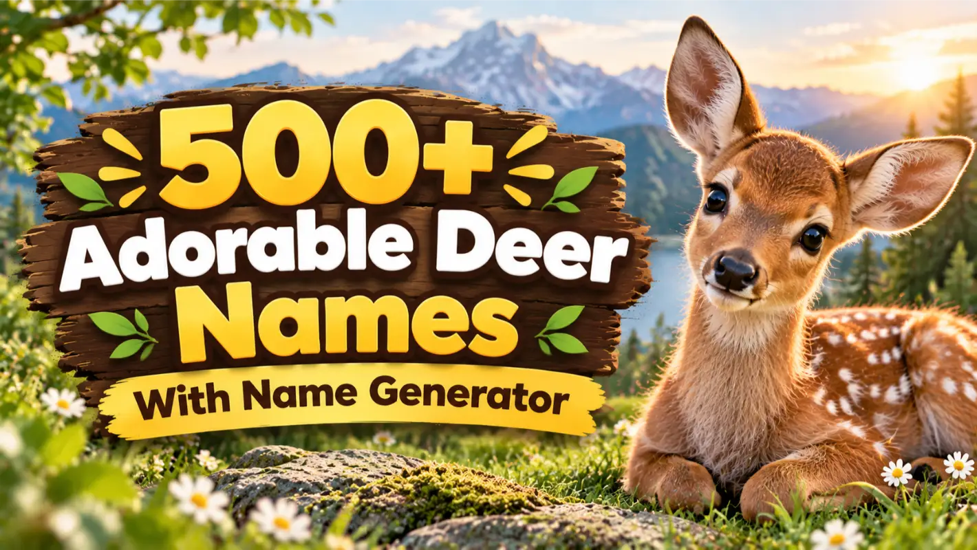 Adorable Deer Names with name Generator