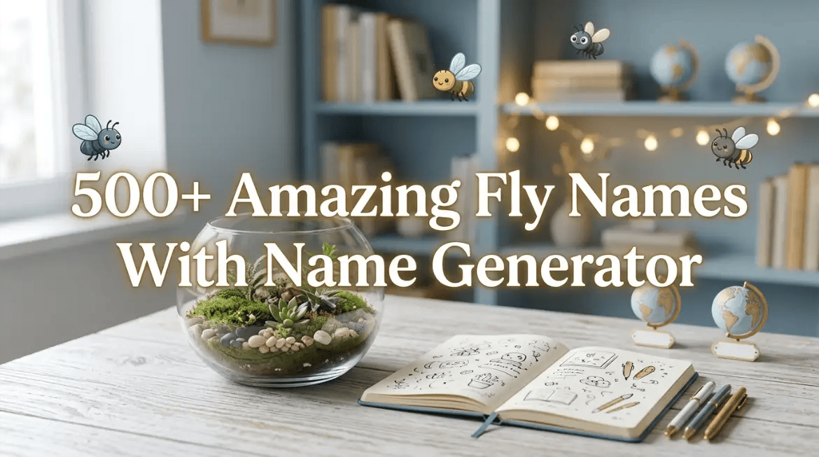 Amazing Fly Names with Name Generator