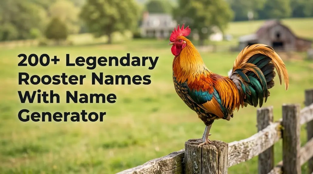 Feature image of Legendary Rooster Names