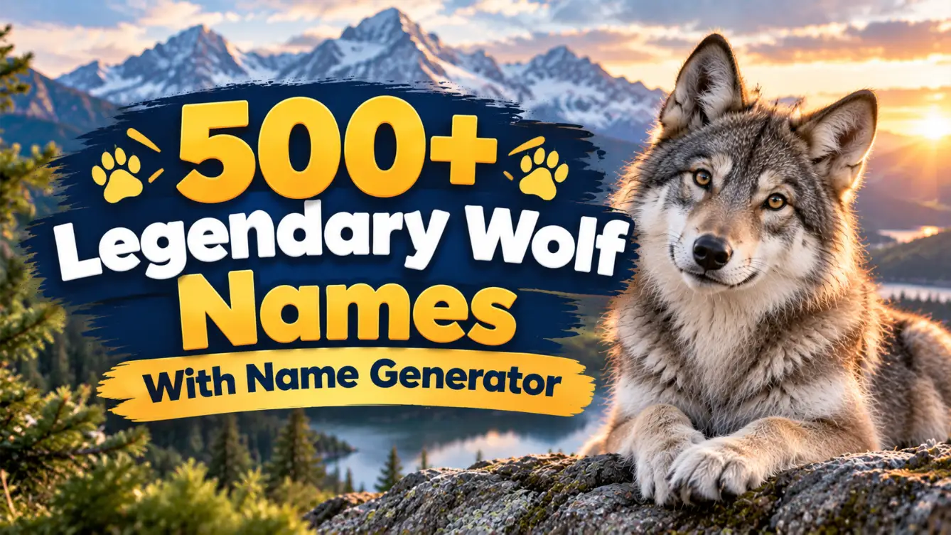 Legendary Wolf Names with Name Generator