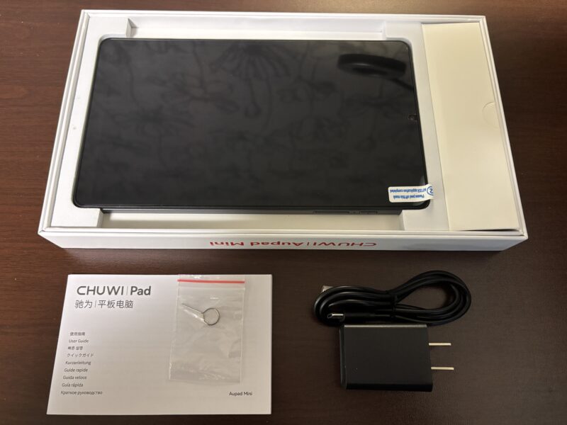 CHUWI AuPad mini レビュー｜安い格安タブレットを実機検証！スペック