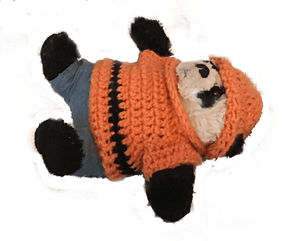 Panda lying on back2