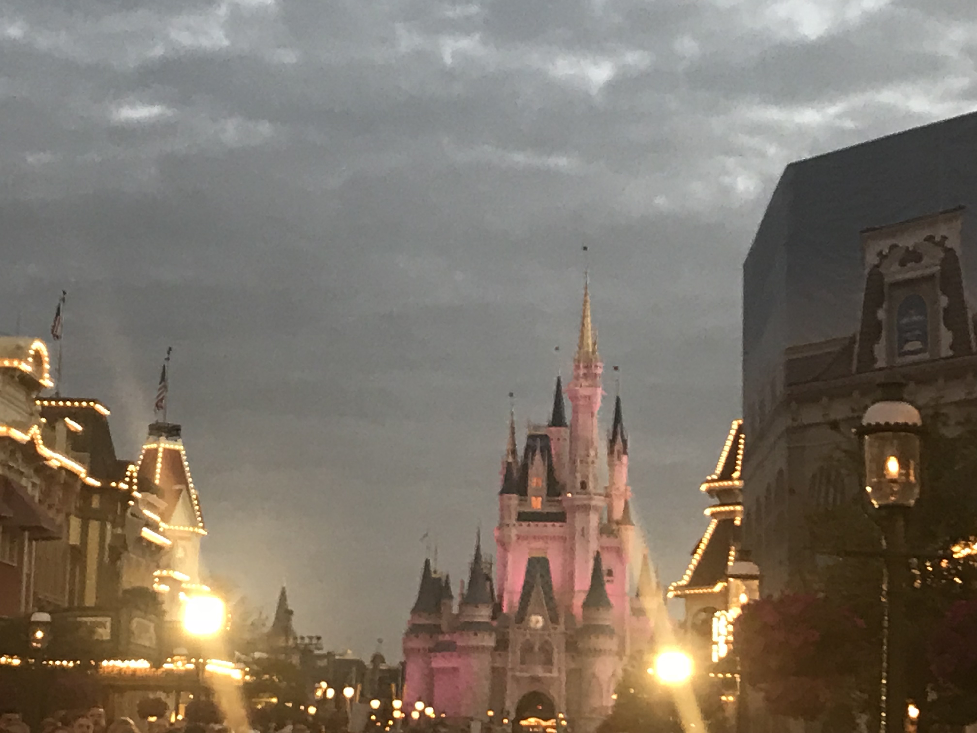 My favourite view of all happens when you run down Main Street.