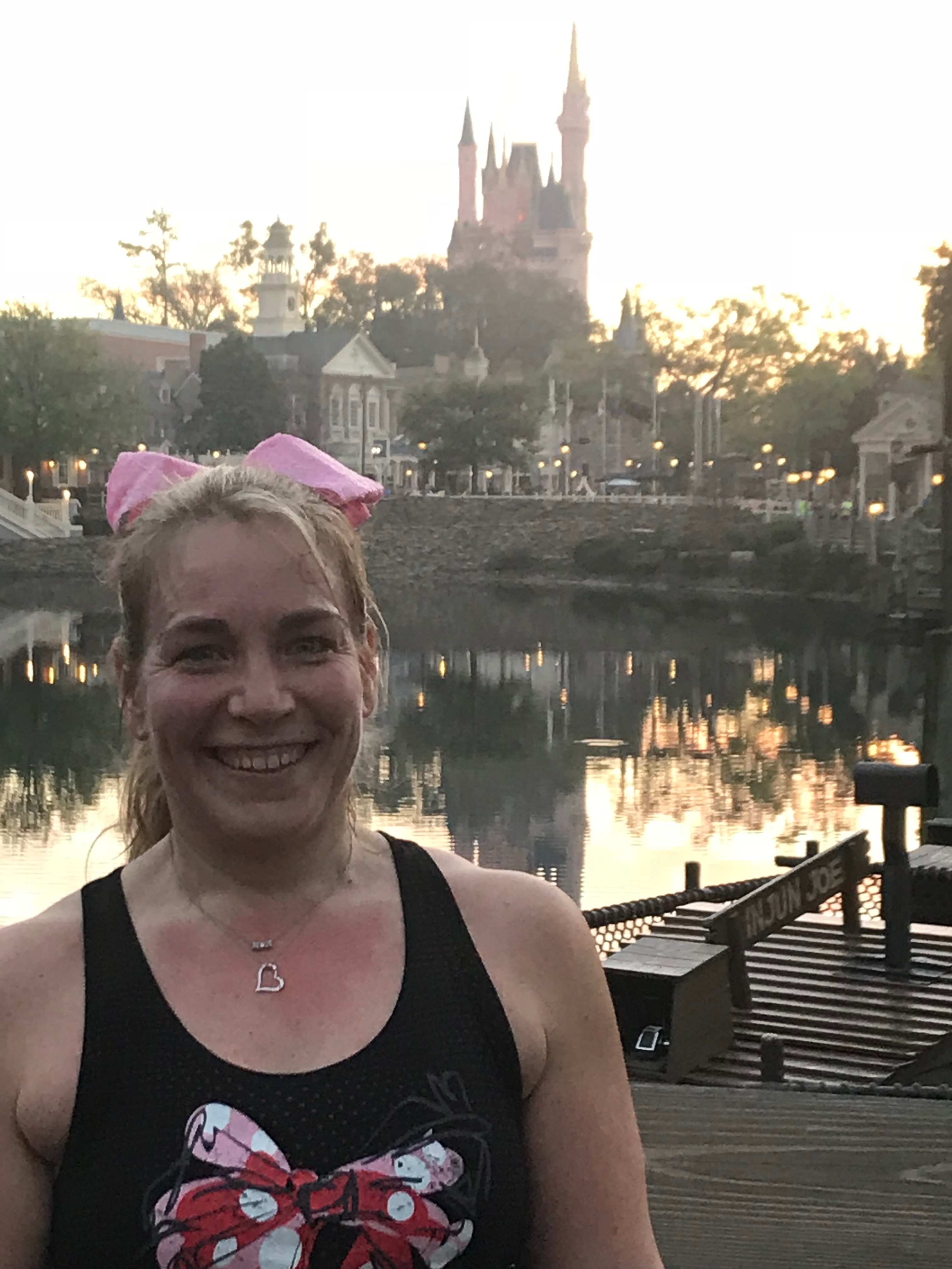 My running buddy and I HAD to stop to take photos here!