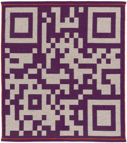 handwoven wool rug by Nancy Kennedy
