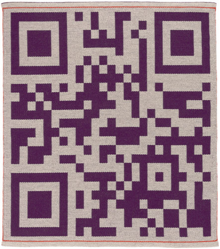 handwoven wool rug by Nancy Kennedy