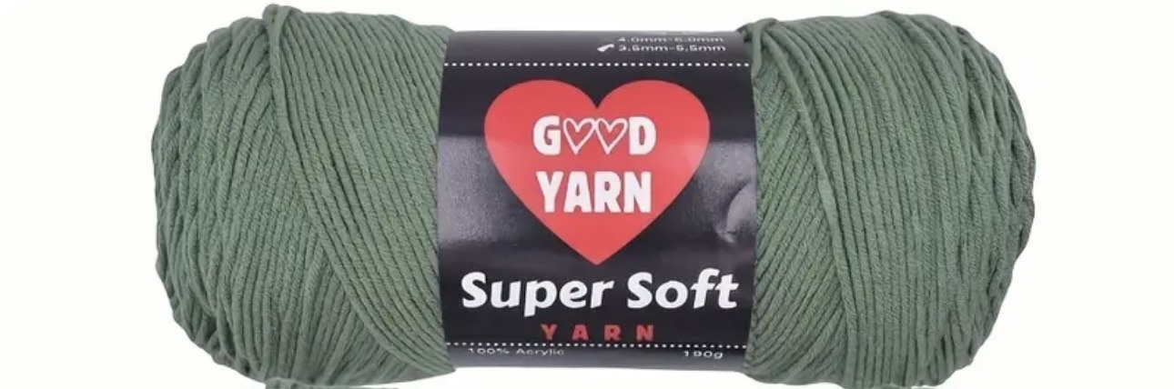 Super Soft Yarn - 100% Acrylic - 10 ply Aran - 190g ball - #67 - 2 balls